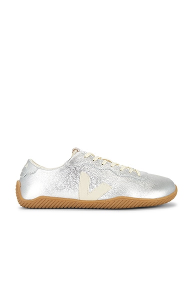 Veja Jitsu Sneaker in Silver, Pierre, & Natural