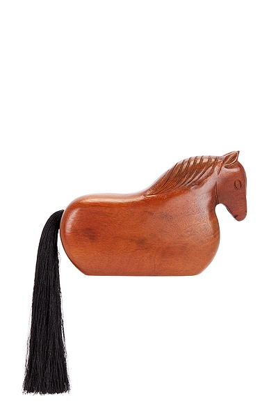 Vin. Cheval Clutch in Brown