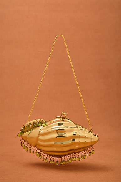 Vin. for FWRD Conch Clutch in Peridot