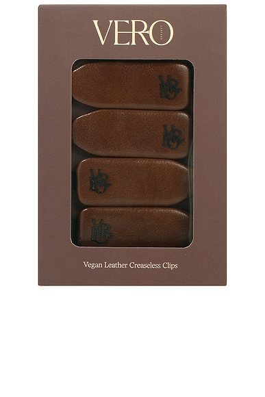 Faux Leather Creaseless Clips