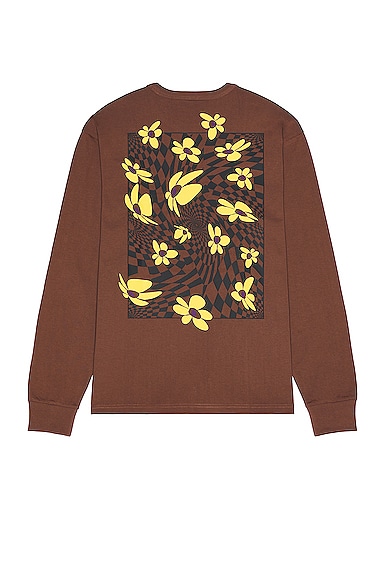 X P.A.M Reversible Spiral Checker Longsleeve Tee