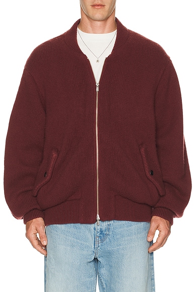 Knitted Bomber Jacket