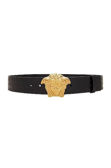 brown versace belt