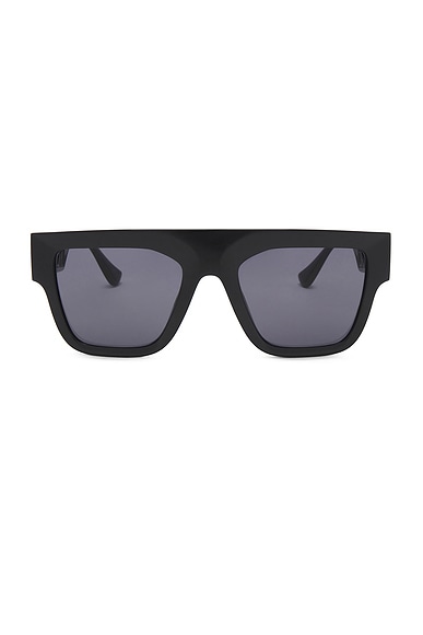 VERSACE Rectangle Sunglasses in Black