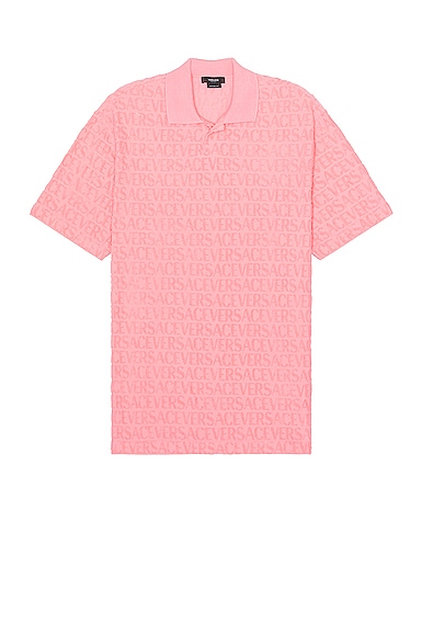 VERSACE Polo in Pink