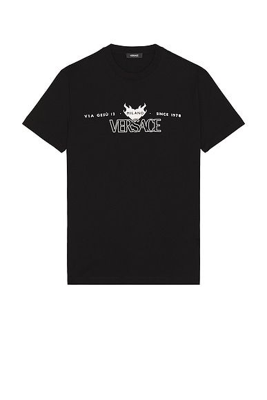 Versace Logo Print T-Shirt