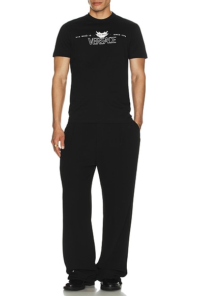 Versace Logo Print T-Shirt