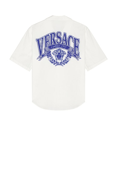 VERSACE Crest Shirt in White