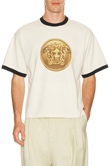 Tee Shirt Medusa Embroidery