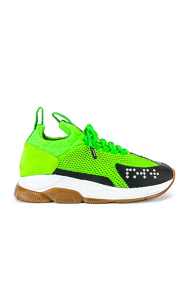 lime green versace shoes