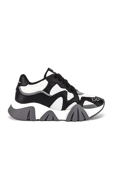 VERSACE VERSACE SNEAKER IN BLACK,GRAY,VSAC-MZ27