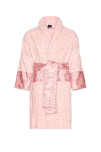 Printed Logo Bath Robe