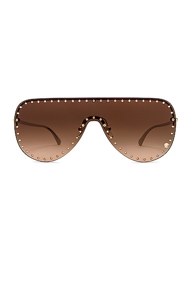 Glam Medusa Shield Sunglasses