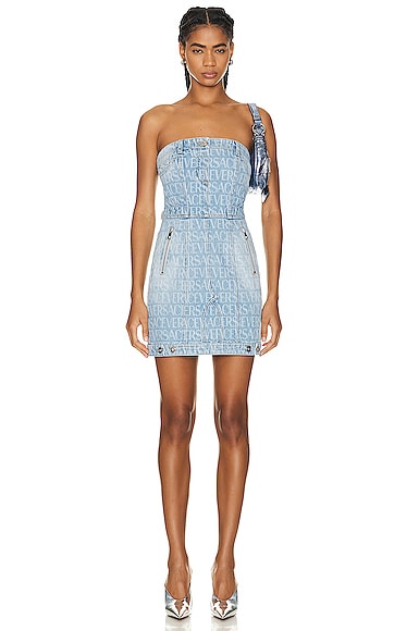 Versace sales denim dress