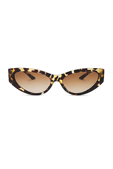 Cat Eye Sunglasses in Brown