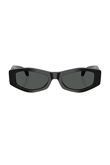 Narrow Sunglasses in Black