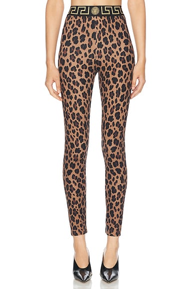 Ganni leopard leggings top