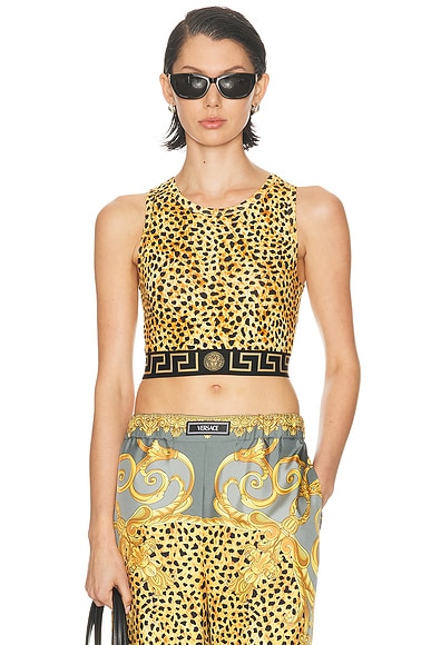 VERSACE Tank Top in Neutral