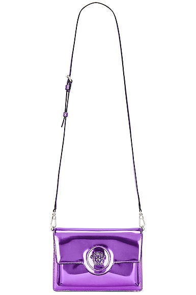 VERSACE La Medusa Mini Bag in Purple