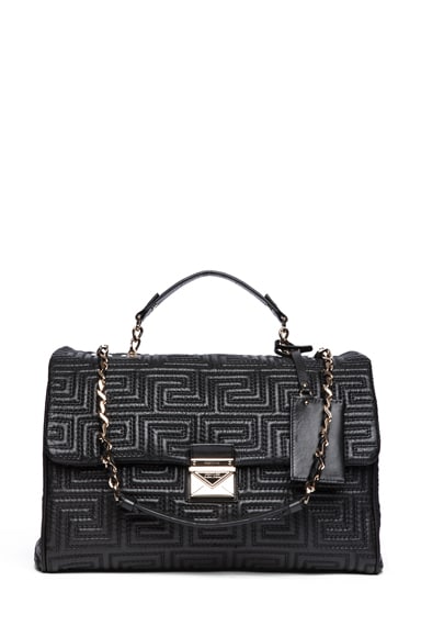 VERSACE Large Couture Bag in Black | FWRD