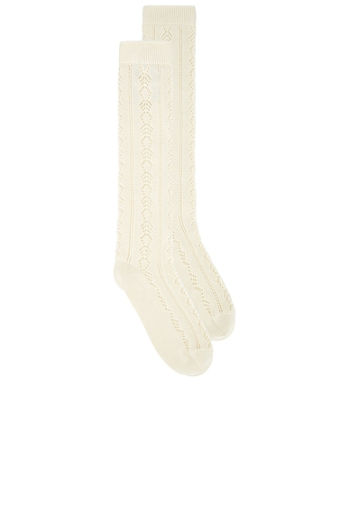 Valentino Calze Socks in Burro