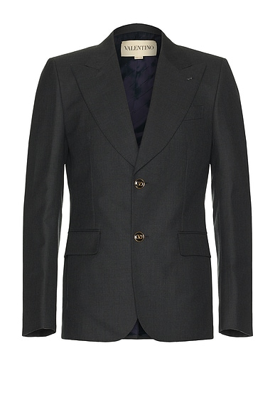 Valentino Jacket in Grigio Anthracite