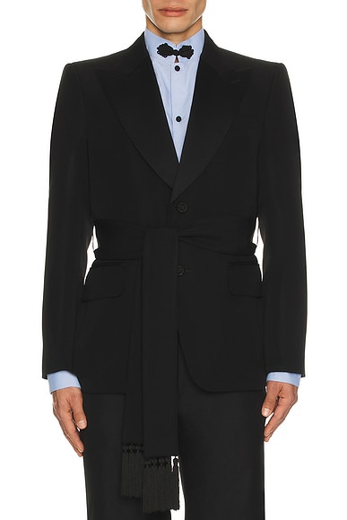 Valentino Classic Blazer Jacket in Nero