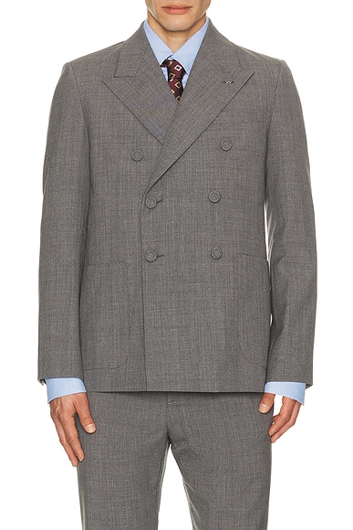 Giacca Dpetto Mouline' Wool Jacket