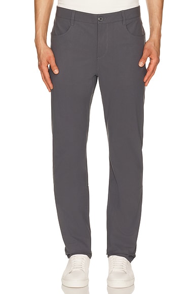 Vuori Meta Athletic Slim Fit Pant in Charcoal