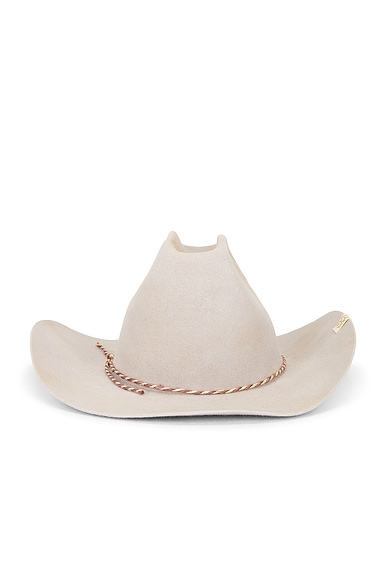 Visvim Vin Cowboy Hat in Ivory