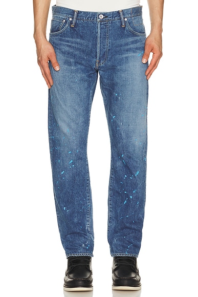 Visvim Social Sculpture 11 Dry-26 Denim Pants in Blue Denim