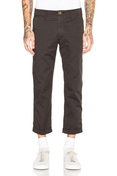 Visvim High Water Chino in Black | FWRD