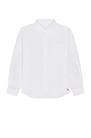 Visvim Albacore B.d. Long Sleeve Shirt in White | FWRD