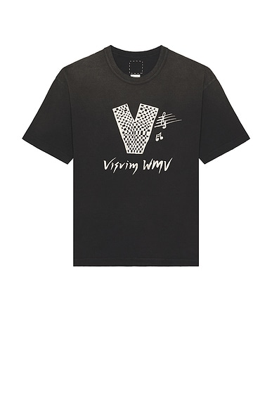 OFF-WHITE Diagonal Gradient Long Sleeve Tee in Black
