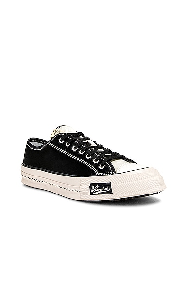 Shop Visvim Skagway Lo Sneaker In Black