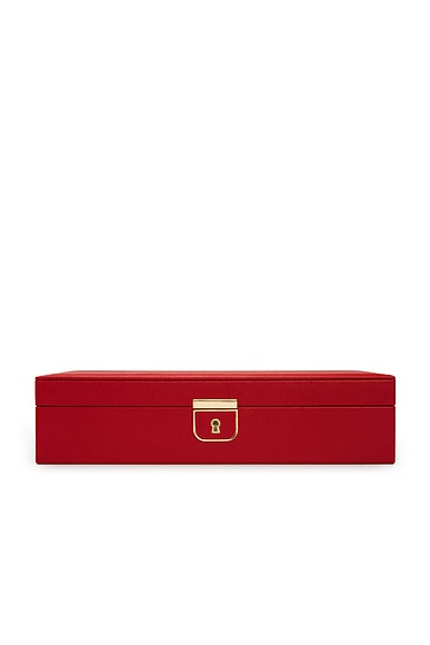 Wolf 1834 Palermo Medium Jewelry Box in Red