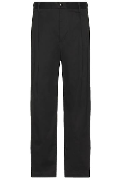 Double Pleated Chino Trousers