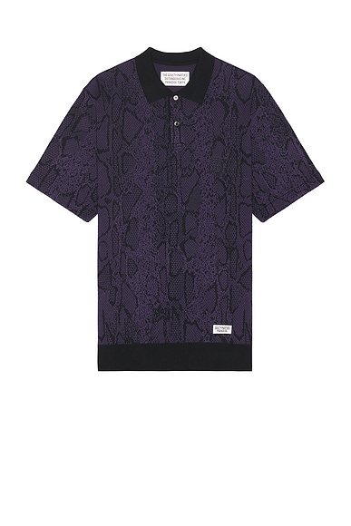 Python Knit Polo Shirt