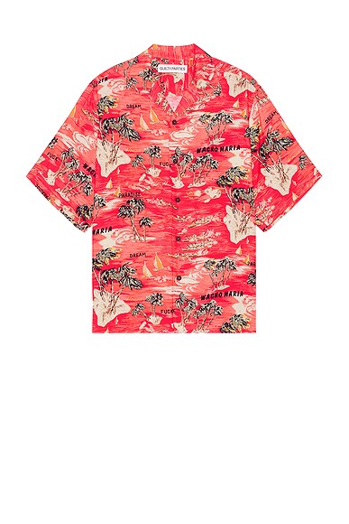 Balenciaga hawaiian shirt discount