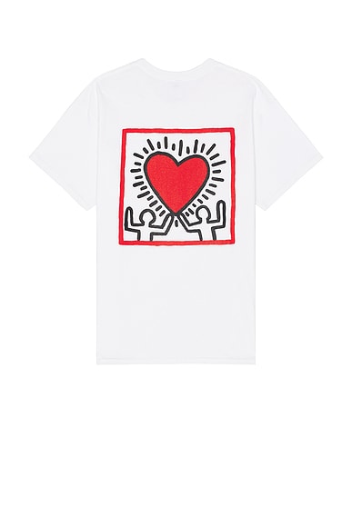 Keith Haring Crew Neck Pocket T-Shirt Type-1