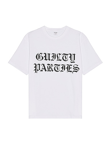 WACKO MARIA Washed Heavy Weight Crew Neck T-Shirt in White