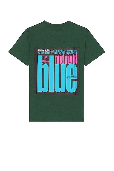 Blue Note T-shirt in Green