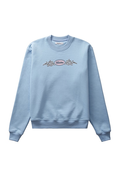 Wahine Dolphin Sweater in Powder Blue