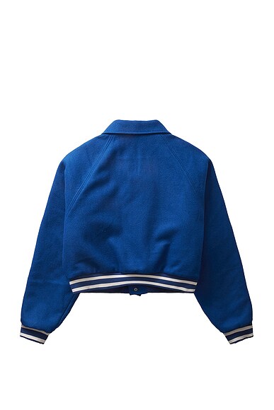 Shop Wahine Univarsity Jacket In Blue