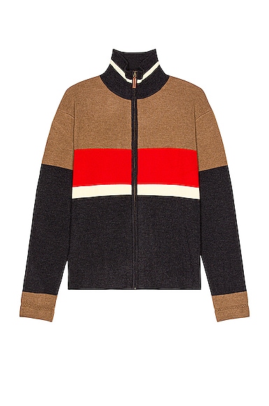 トップス WALES BONNER E ZIP KNIT CARDIGAN WALF-MK2_V1.jpg