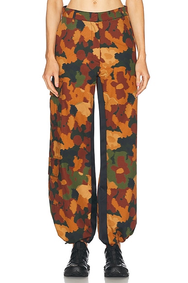 Wales Bonner Reverb Trouser in Camo Multi