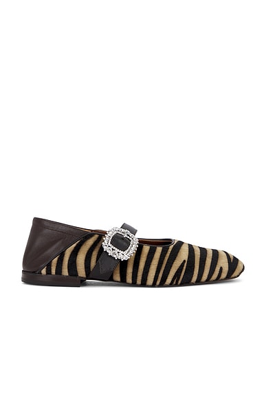 Ballerina Buckle Ballet Flat