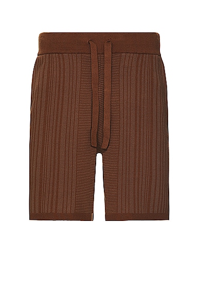 Fully Knitted Pattern Short
