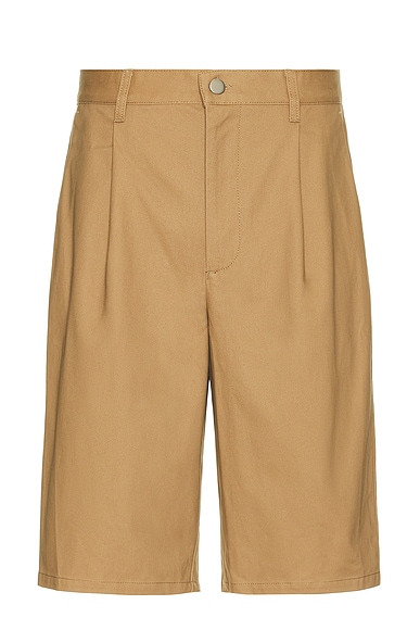 WAO The Pleated Short in Brown