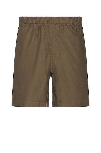 Shop Wao The Volley Short In Olive